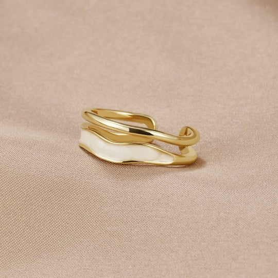Anillo Escultural de Oro